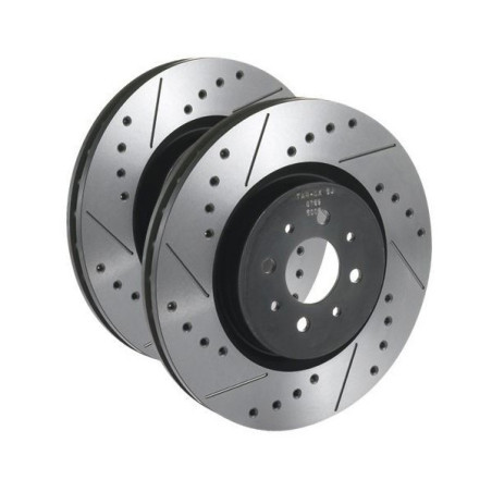 Lot De 2 Disques De Frein Avant Ventilés Blue Print – Diamètre Compatible Kia Sportage / Hyundai Ix35 Tucson