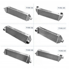 FORGE Universal-Ladeluftkühler Typ 09 - 1 Seitenanschluss unten und 1 Seitenanschluss oben - 680x80x200mm