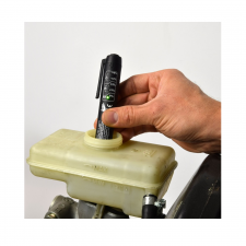 Electronic tester for brake and clutch fluid