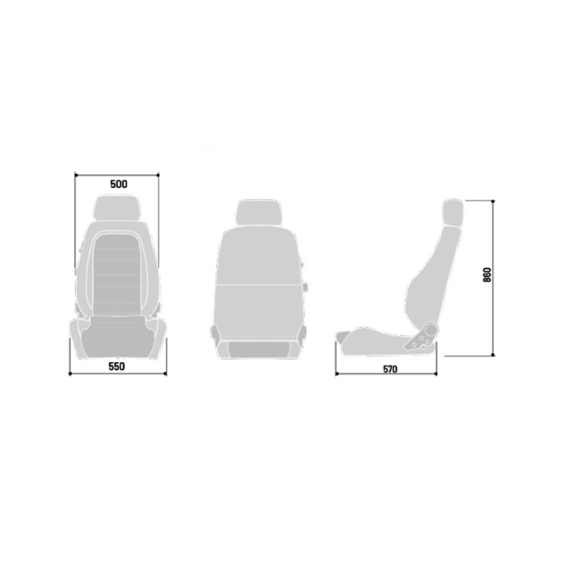 Sparco GT seat - 009012NR - 009012NR - 8033280394837