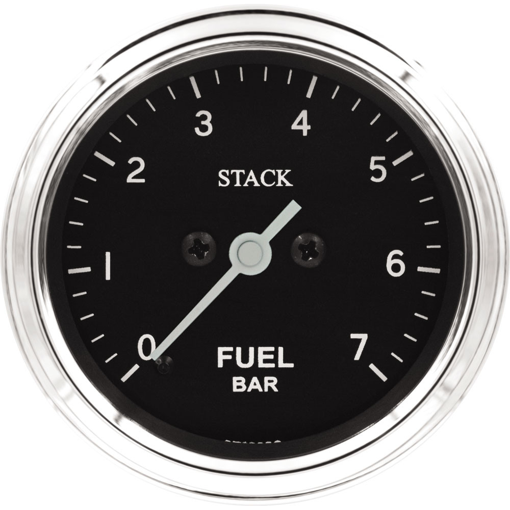 Manometer Stack Classic 52mm Benzindruck 0-7bar elektrisch - ST-3305C - ST3305C - 3661768625286