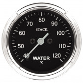 Manomètre Stack Classic 52mm température d'eau 40-120°C 10x100 électrique