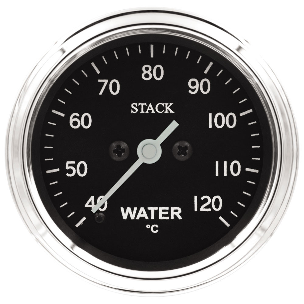 Manometro Stack Classic 52mm temperatura d'acqua 40-120°C 10x100 elettrico - ST-3307C - ST3307C - 3661768625293