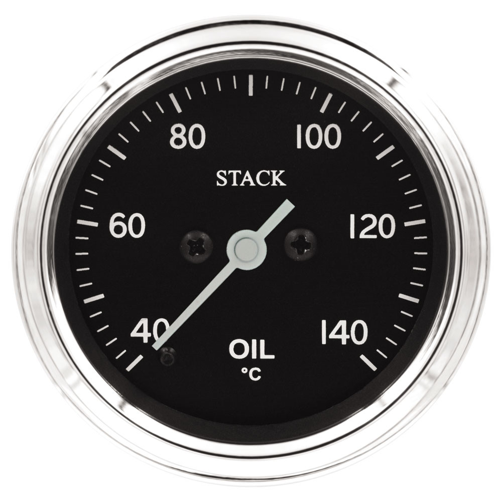 Manometro Stack Classic 52mm temperatura olio 40-140°C 10x100 elettrico - ST-3309C - ST3309C - 3661768625309