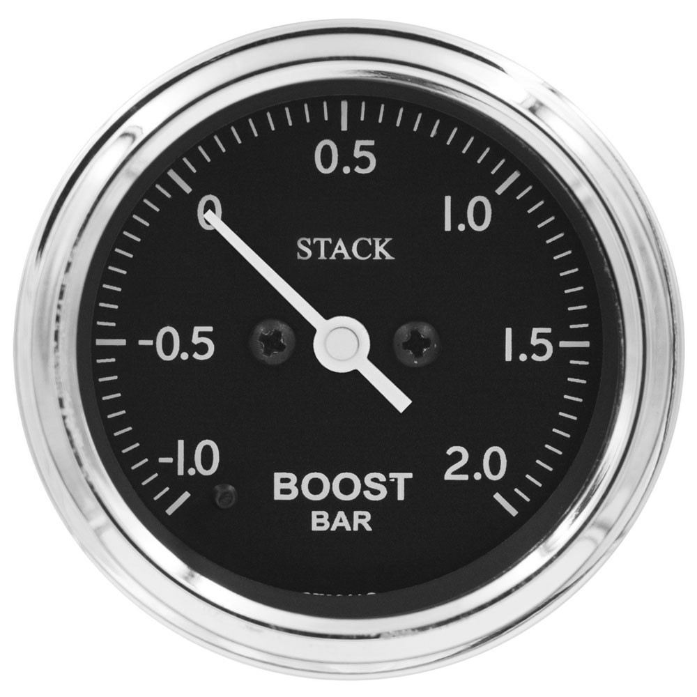 Manomètre Stack Classic 52mm pression turbo -1/+2bar électrique - ST-3311C - ST3311C - 3661768625316