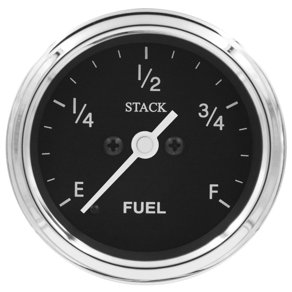 Manomètre Stack Classic 52mm niveau d'essence électrique - ST-3315C - ST3315C - 3661768625323
