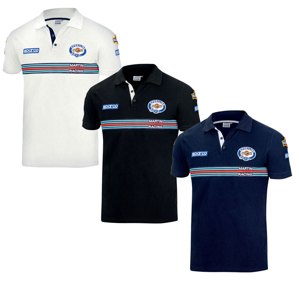 Polo Sparco Martini Racing Replica - 01275MR.BL.M - 01275MRBI2M - 8033280391171