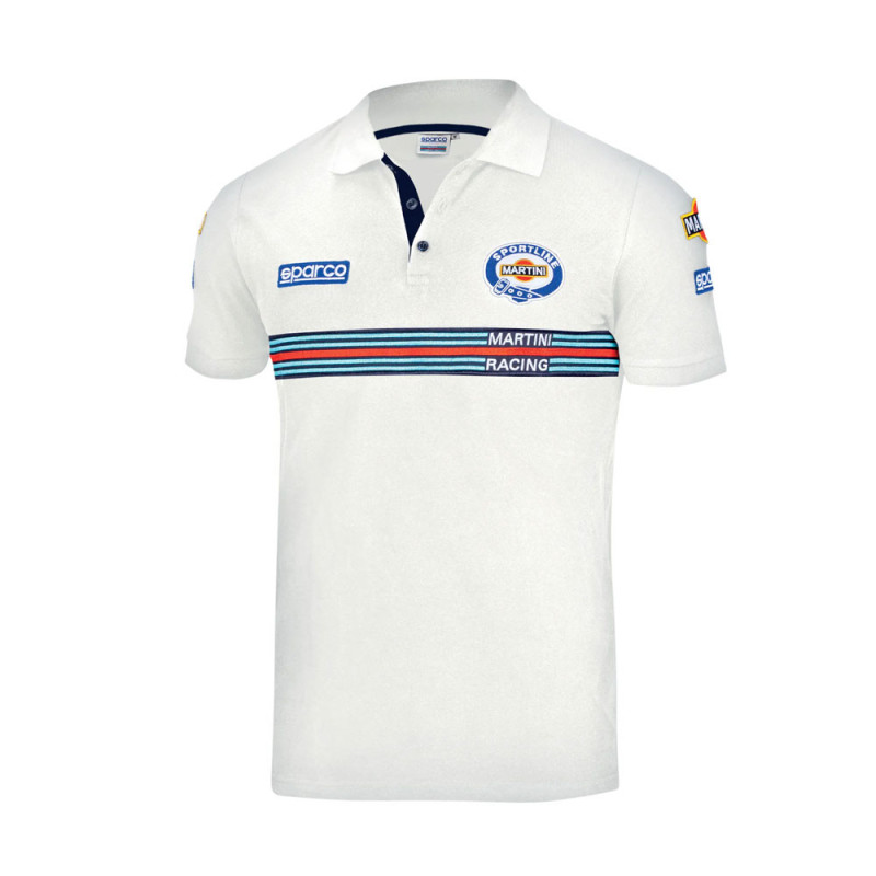 Polo Sparco Martini Racing Replica - 01275MR.BL.M - 01275MRBI2M - 8033280391171