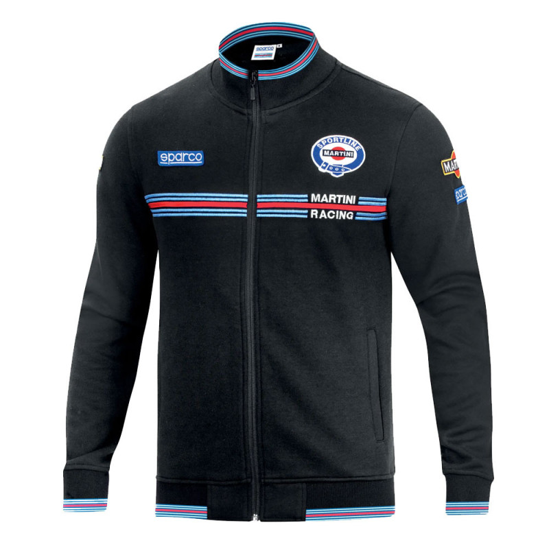 Martini Racing Sweatshirt mit Reißverschluss - 01278MR.G.3XL - 01278MRGR6XXX