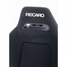 Schalensitz Recaro Speed Velours schwarz / silberne Nähte