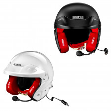 Casco jet Sparco RJ-i con interiore rosso