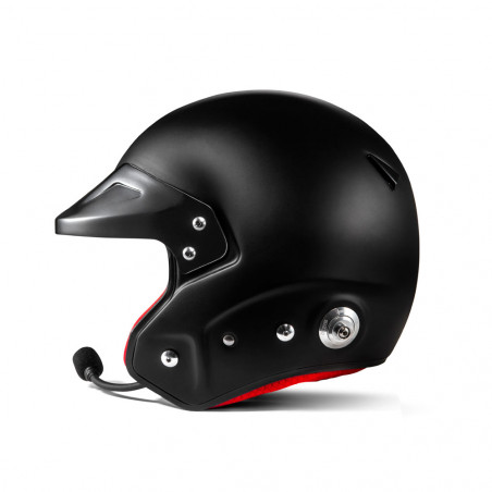 Sparco RJ-i open-face helmet with red interior