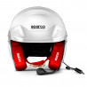 Sparco RJ-i open-face helmet with red interior