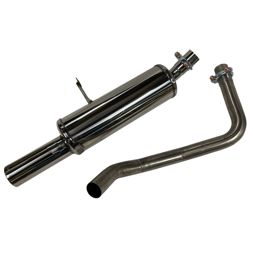 Terminal Echappement Inox Inoxcar Renault Megane II 1.6 16v 1x80mm - IC-REME0980 - REME.09.80 - 3661768258101