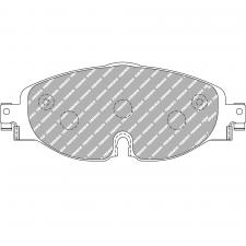 Ferodo DSUNO front brake pads for Golf 7 GTD Lucas/TRW