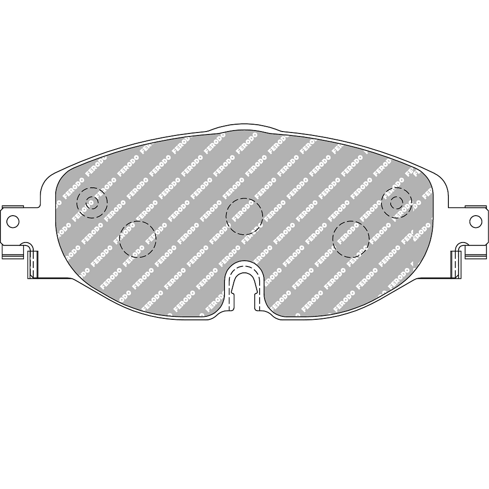 Plaquettes de frein Ferodo DSUNO avant pour Golf 7 GTD Lucas/TRW - F-CP4433Z - FCP4433Z - 3661768753767