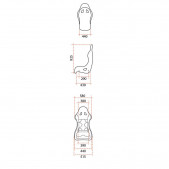 Pack siège baquet fibre GT2I RACE-L FIA + Harnais Race
