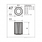 Filtro Dell'Aria Green UMM 2,5L TD Intercooler