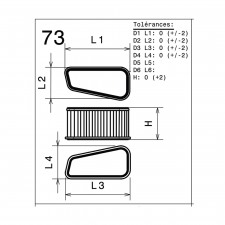 Ersatzluftfilter Original GREEN FILTER BMW E91/E92/E93 M3 V8