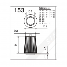 Original Green Ersatzluftfilter für Mini 1,6/2,0D R55-R61 10-16