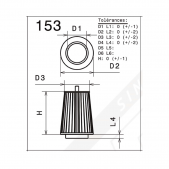 Filtro aria di ricambio originali Green per Mini 1,6/2,0D R55-R61 10-16