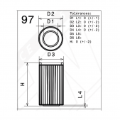 GREEN FILTER OEM replacment air filter Mercedes S CLASSE W220 320 CDI W220