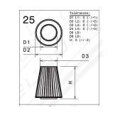 Filtre à air de remplacement origine GREEN FILTER Chrysler SEBRING 2,4L 16V 1 01-
