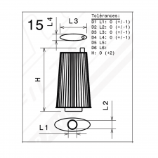 Filtre à air GREEN FILTER PORSCHE BOXSTER 718 (981) 2,7L H6 (Kit de 2 filtres) 12-16