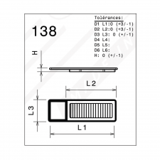 Luftfilter GREEN FILTER ALFA ROMEO MITO 1,3L JTDM 01/11-