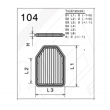 Ersatzluftfilter Original GREEN FILTER JEEP WRANGLER V6 3,6L