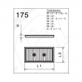 Filtre à Air Green Seat Leon III 1.2/1.4 TSi