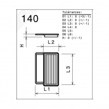 Luftfilter GREEN FILTER ALFA ROMEO MITO 1,3L JTDM 16V (EURO 4) 11/09-