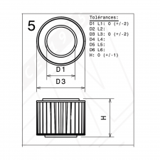Filtre à air de remplacement origine GREEN FILTER JEEP moteur Renault