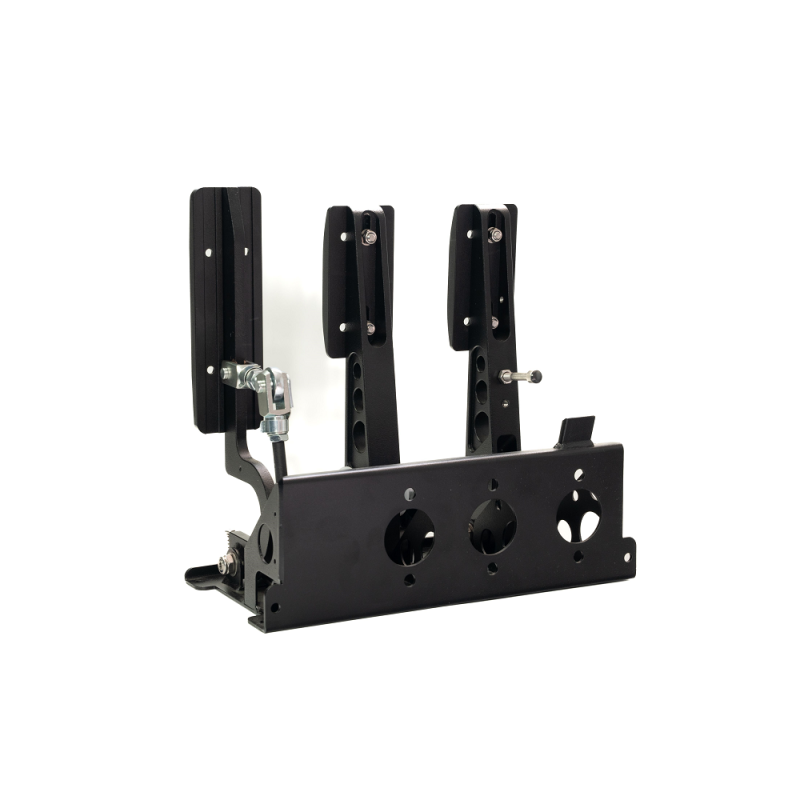 Pedalbox Schwarz 3 Pedale OBP 4.9:1 / 5.24:1 ohne Meisterzylinder Bodenbefestigung - OBP-0002PR-B - OBP0002PR-B - 3666618004556