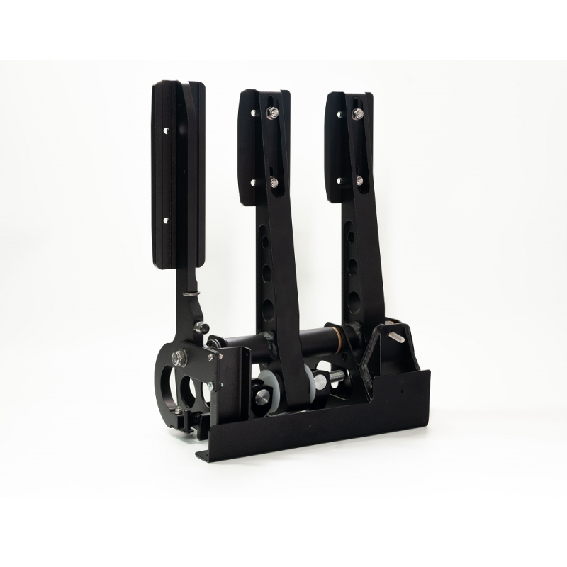 Pedalbox Schwarz 3 Pedale OBP 5.05:1-5.45:1 ohne Meisterzylinder Bodenbefestigung - OBP-0002PRC-B - OBP0002PRC-B - 3666618004549