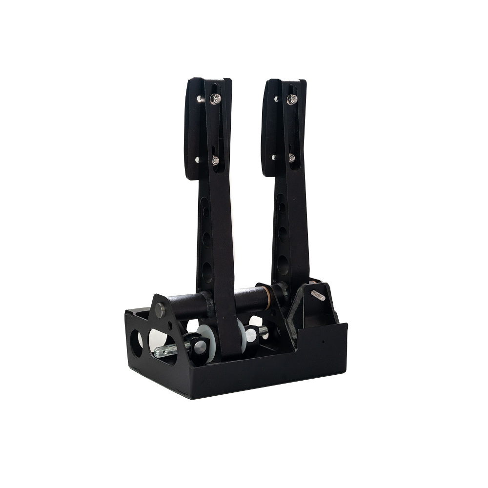 Pedal Box Schwarz 2 Pedale OBP 5.05:1/5.45:1 ohne Meisterzylinder Bodenbefestigung - OBP-0161PRC-B - OBP0161PRC-B - 3666618004525