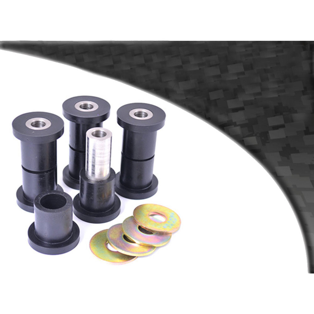 Powerflex Bushing Black Rear Subframe Rear Mount Engine Porsche 996 1997-2005 (4 Pieces) - PF-R57512-4N - PFR57-512BLK - 5055676523136