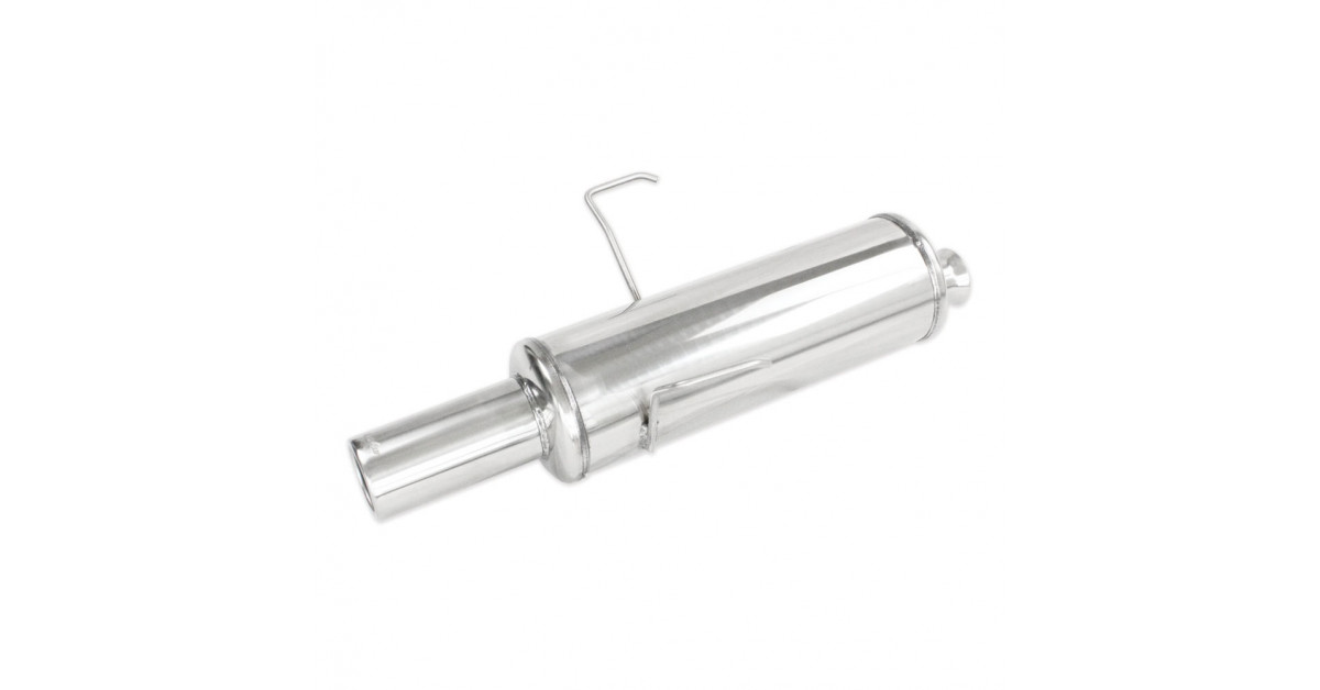 Inoxcar Stainless Rear Exhaust Peugeot 106 1.1/1.4 After 1996 1x80mm
