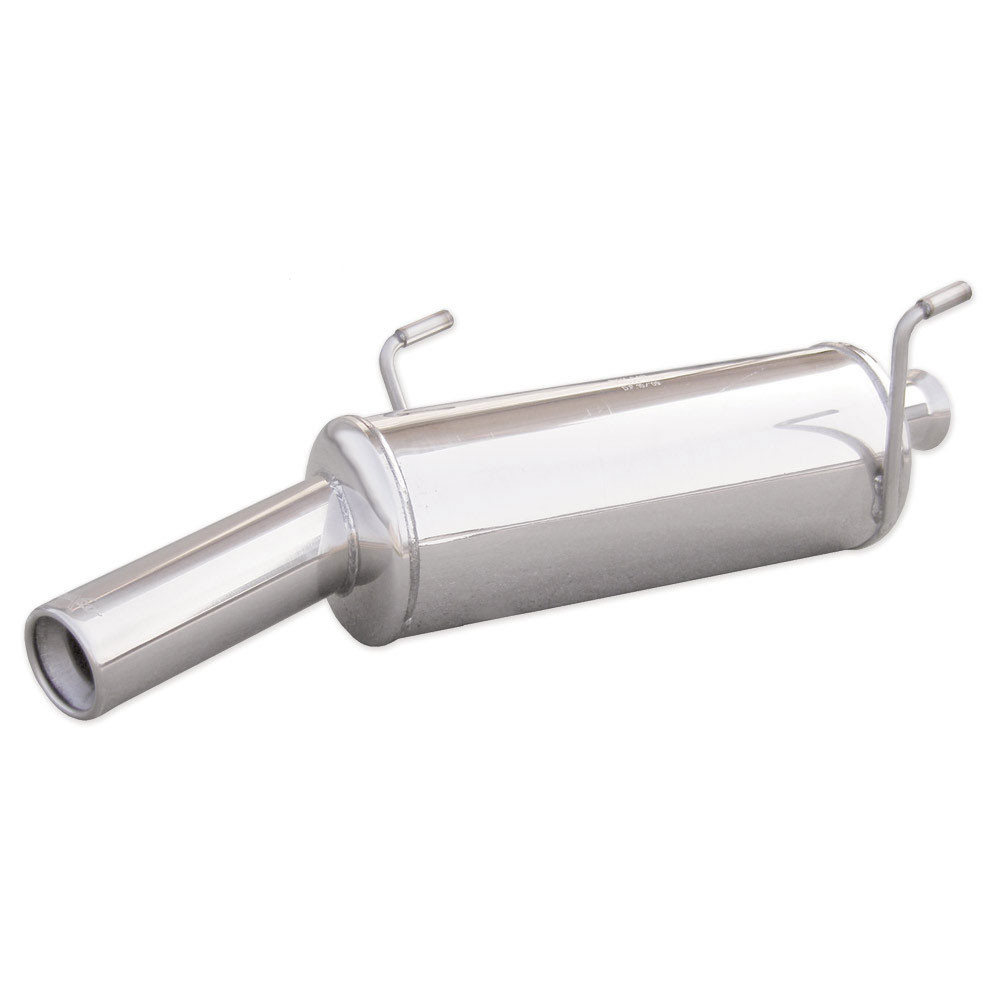Terminal Echappement Inox Inoxcar Peugeot 206 1.4 16v Après 2001 1x80mm - IC-PE2062180 - PE206.21.80 - 3661768206768