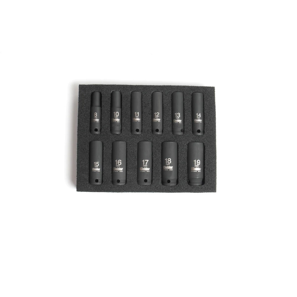 Satz von 11 Steckschlüsseln 3/8" 62mm KIELDER (8 bis 19mm) - KWT-386-01 - KWT-386-01 - 5060441191991