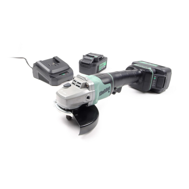 18V Winkelschleifer-Set KIELDER 115mm (mit 2 x 5.0Ah Akkus und Ladegerät) - KWT-013-02 - KWT-013-02EU - 5060441195029