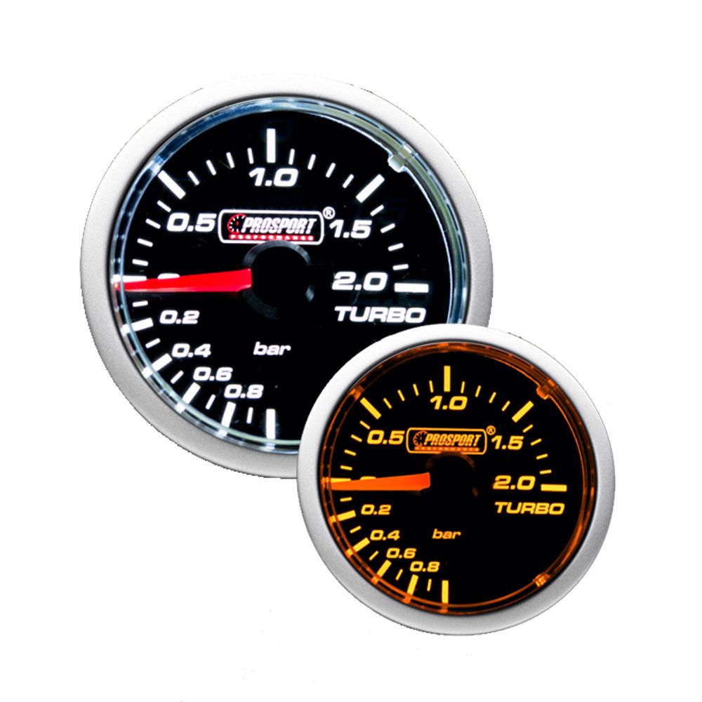 Manometer Prosport Druck Turbo Durchmesser 52mm -1 bis +2 Bars - CT-PT-004 - 216CLWABOSM - 3661768318454