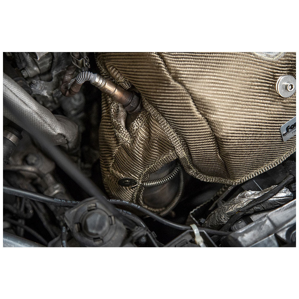 Coperchio isolante de Turbo Forge per Mercedes A / CL / GLA 45 AMG (motore M133 355 / 376 cv) - FO-FMTUBL9 - FMTUBL9 - 3661768544280