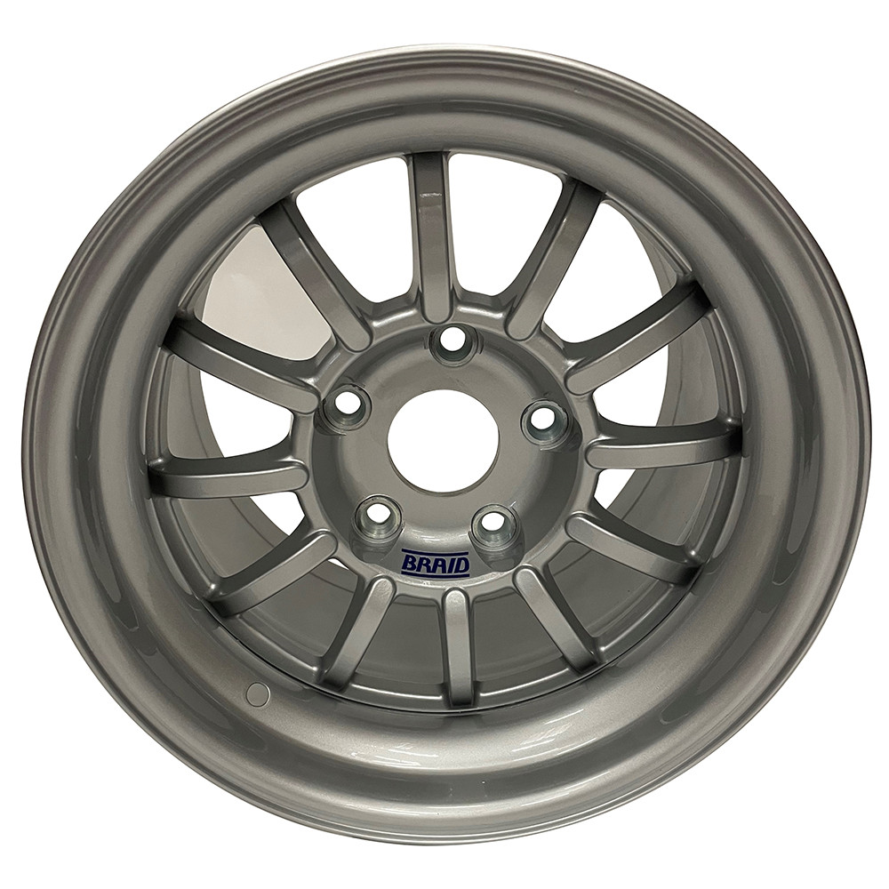 Jante BRAID Cast forged 9.5X13 5x110 D15 AL60 Gris G12 - BD-CF951315NG-5X - BD-CF951315NG-5X - 3666618014616
