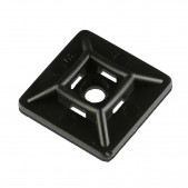 Black adhesive fitting for flange 2,5-3.6mm