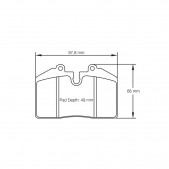 Plaquettes de frein Pagid S1203 RST3