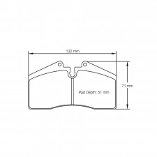 Pagid brake pads S1204 RST3