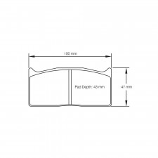 Pagid brake pads S1283 RST3,RST4,RST5