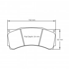 Plaquettes de frein Pagid S1539 RST1,RST2,RST3,RST5