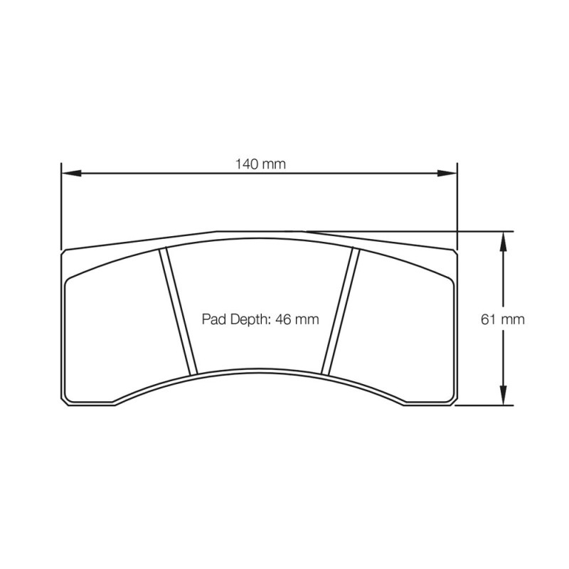 Pagid geläppte Bremsbeläge S1617 RST1,RST3,RST5 - PA-1617R-RST.3 - S1617T03B01 - 4056029027449